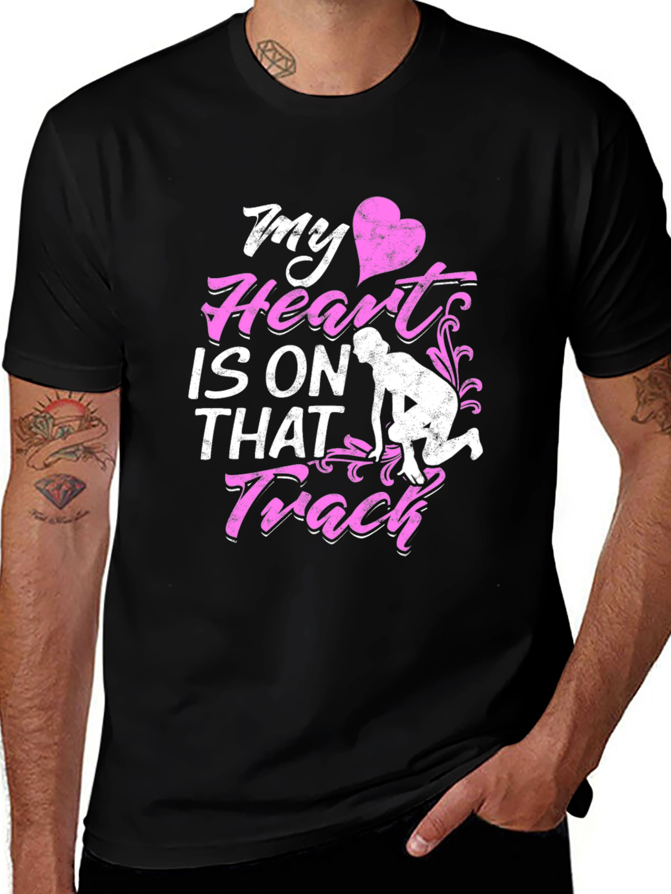 Track & Field Heart T-Shirt