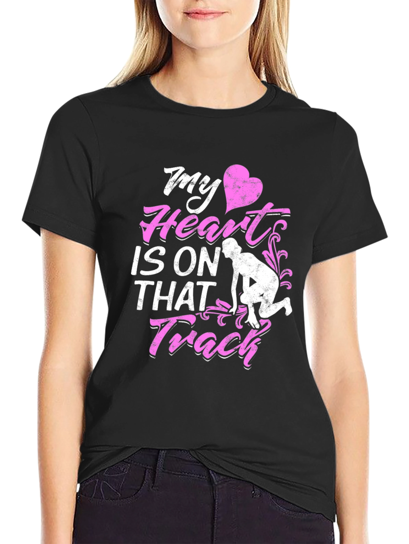 Track & Field Heart T-Shirt