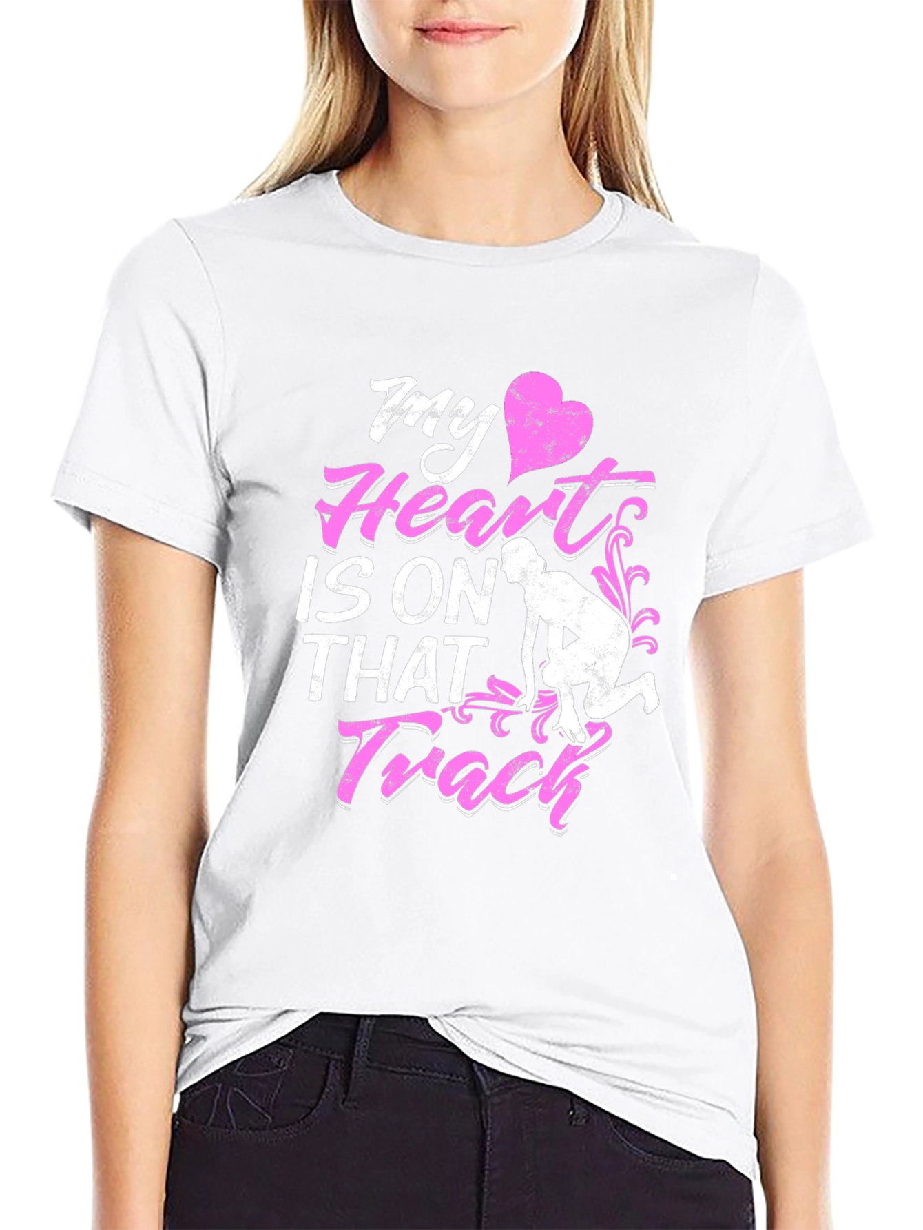 Track & Field Heart T-Shirt