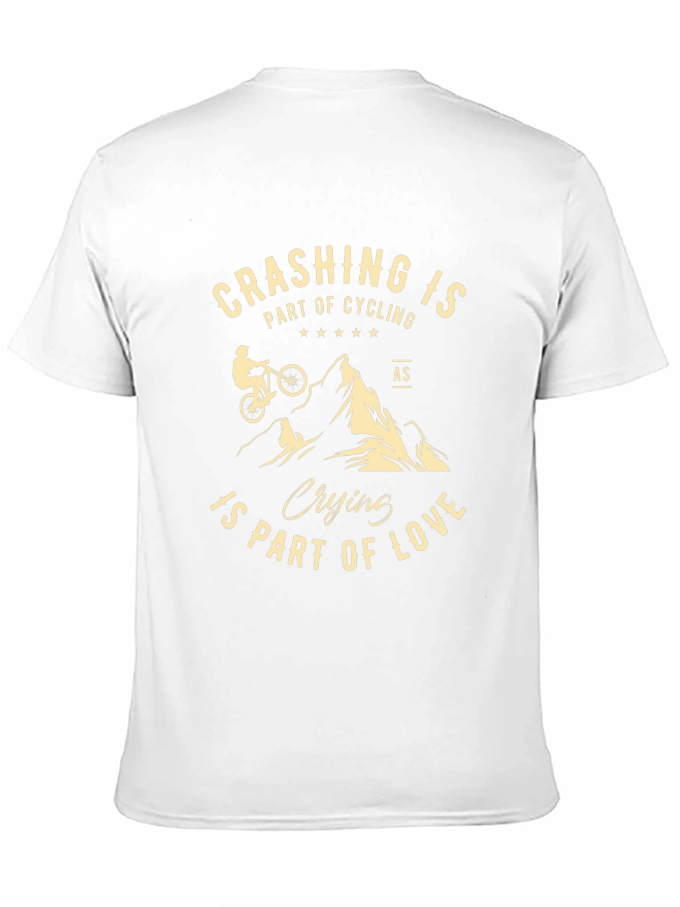 Crashing is Part of Cycling Graphic Tee