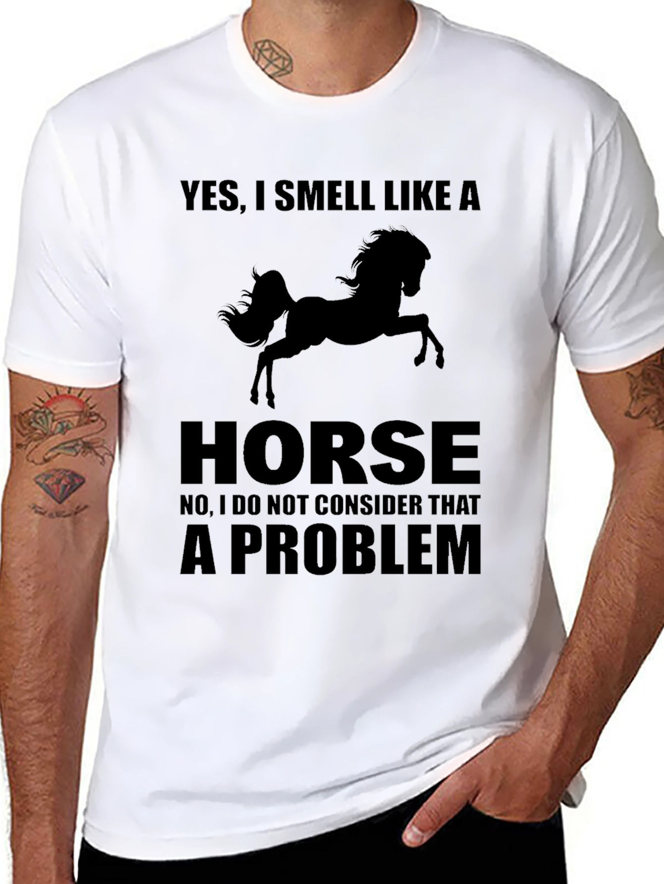 Yes I Smell Like A Horse Funny T-Shirt