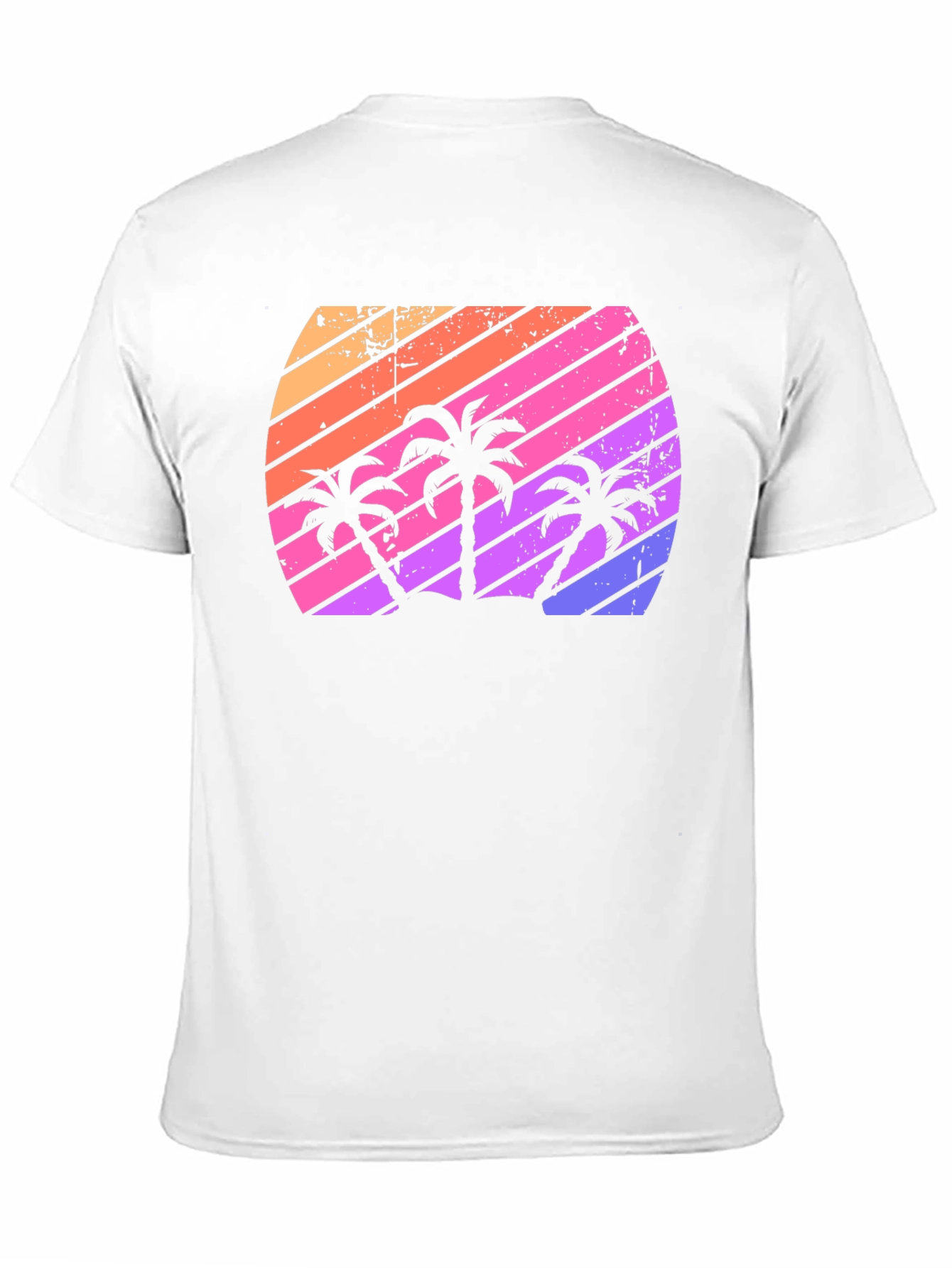 Retro Sunset Palm Tree T-Shirt