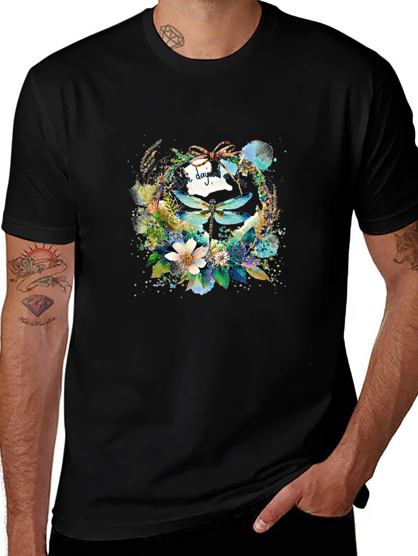 Dragonfly Wreath Graphic Tee