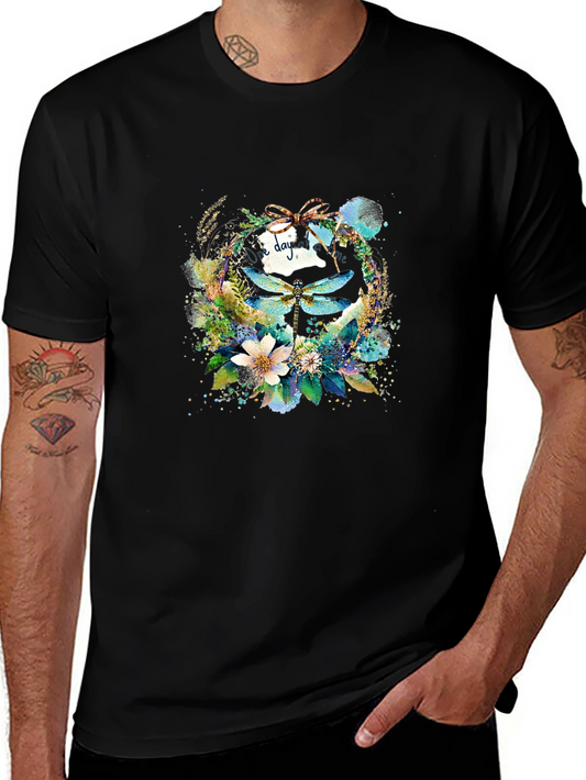 Dragonfly Wreath Graphic Tee