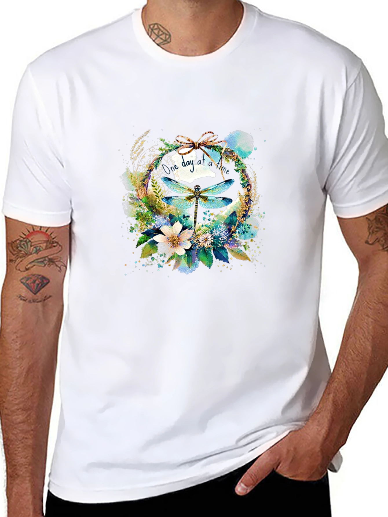 Dragonfly Wreath Graphic Tee