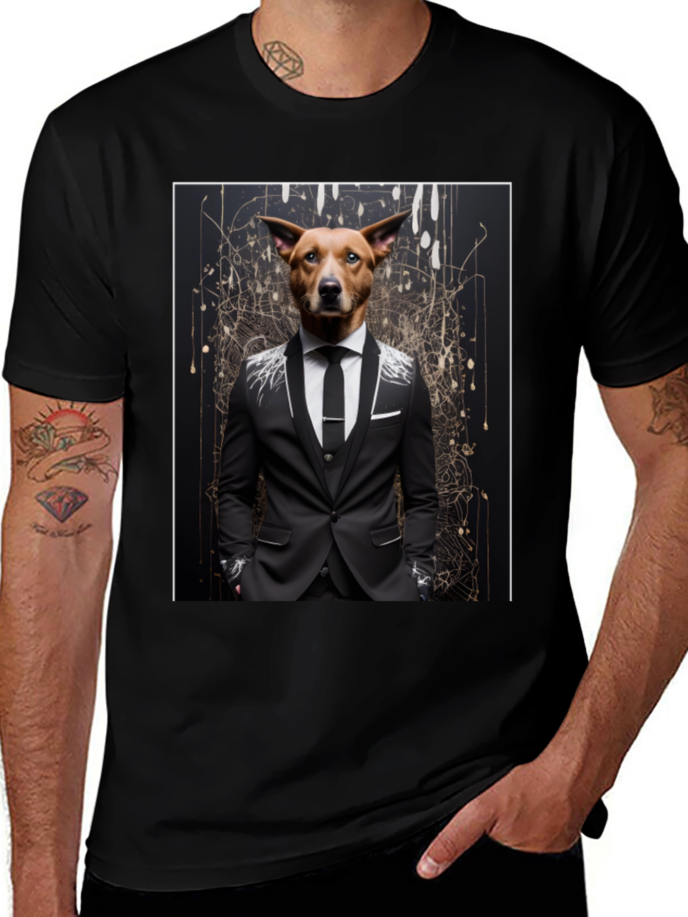 Dog in Suit T-Shirt