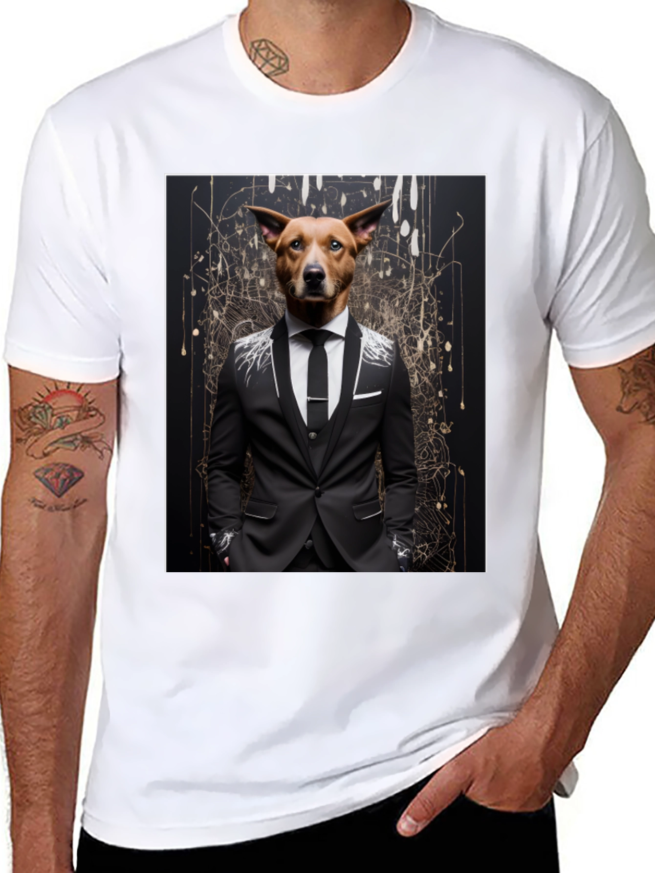 Dog in Suit T-Shirt