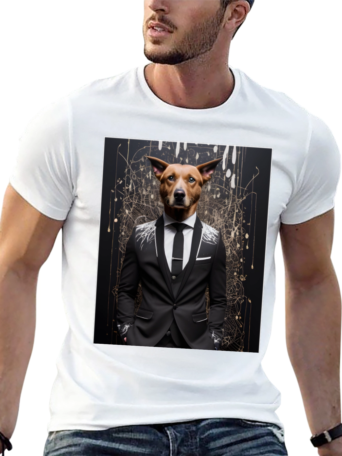 Dog in Suit T-Shirt