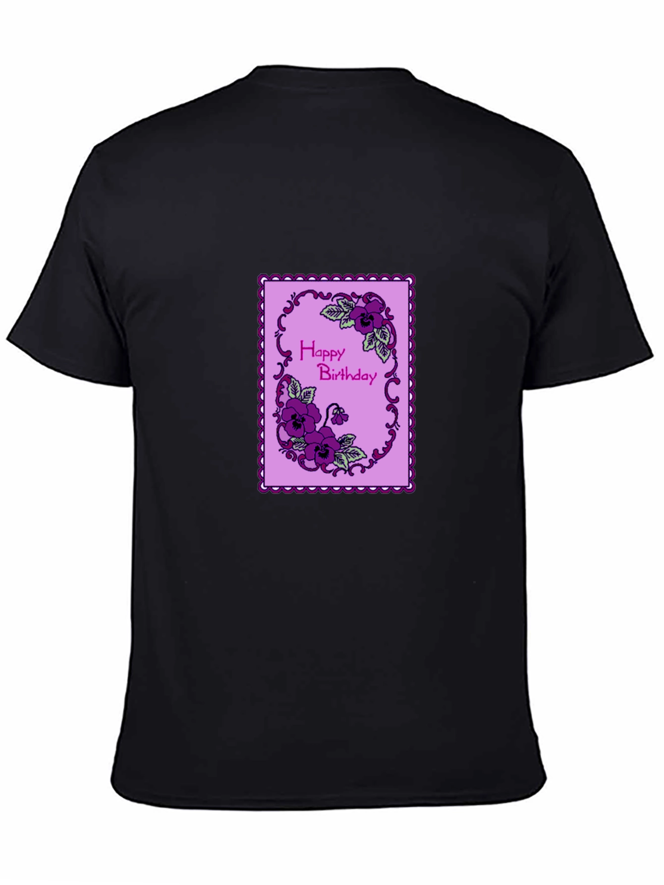 Happy Birthday Floral T-Shirt