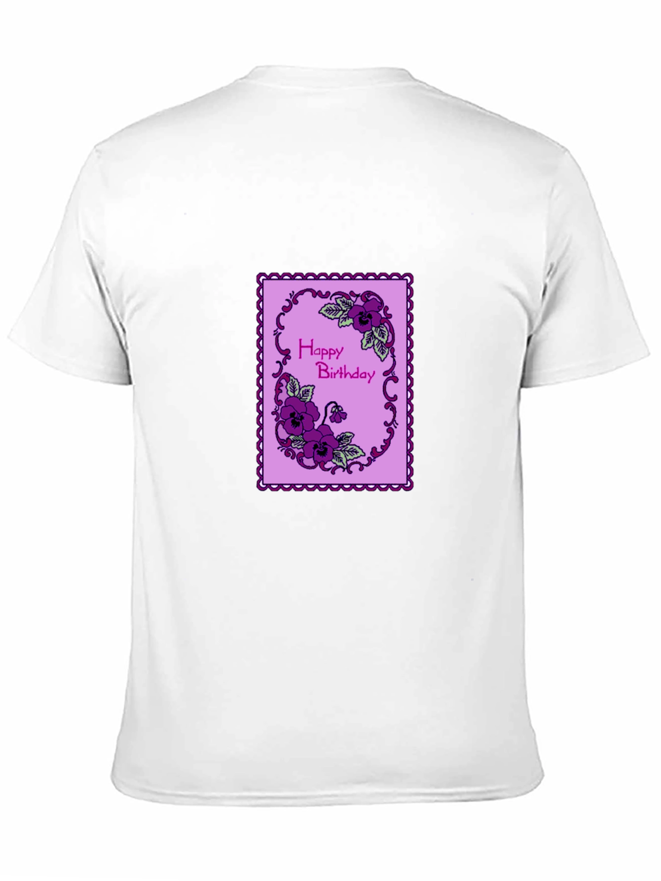 Happy Birthday Floral T-Shirt