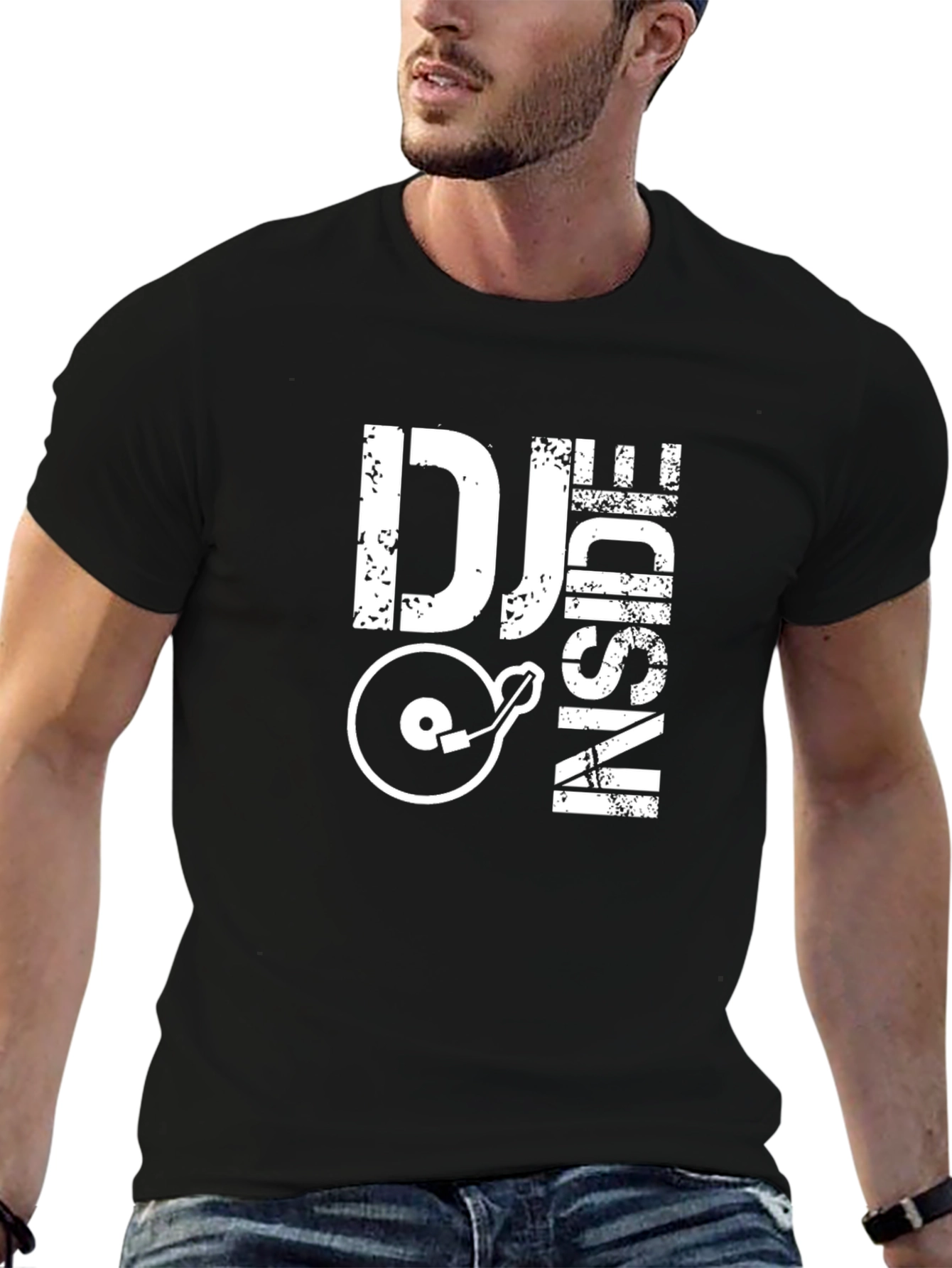 DJ Inside Graphic T-Shirt - Cool Music Lover Tee