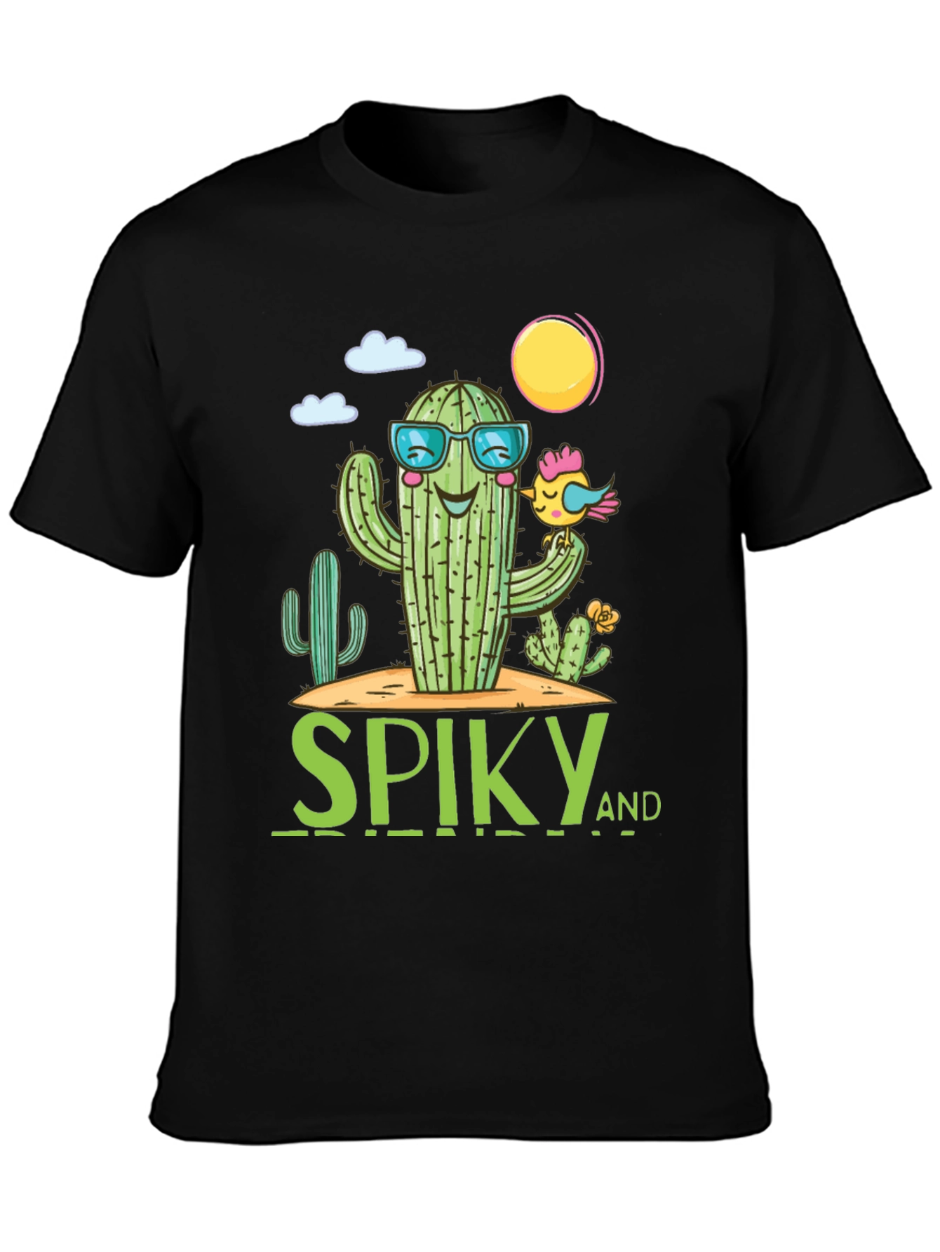 Spiky and Friends Cactus T-Shirt - Cool Summer Vibes!