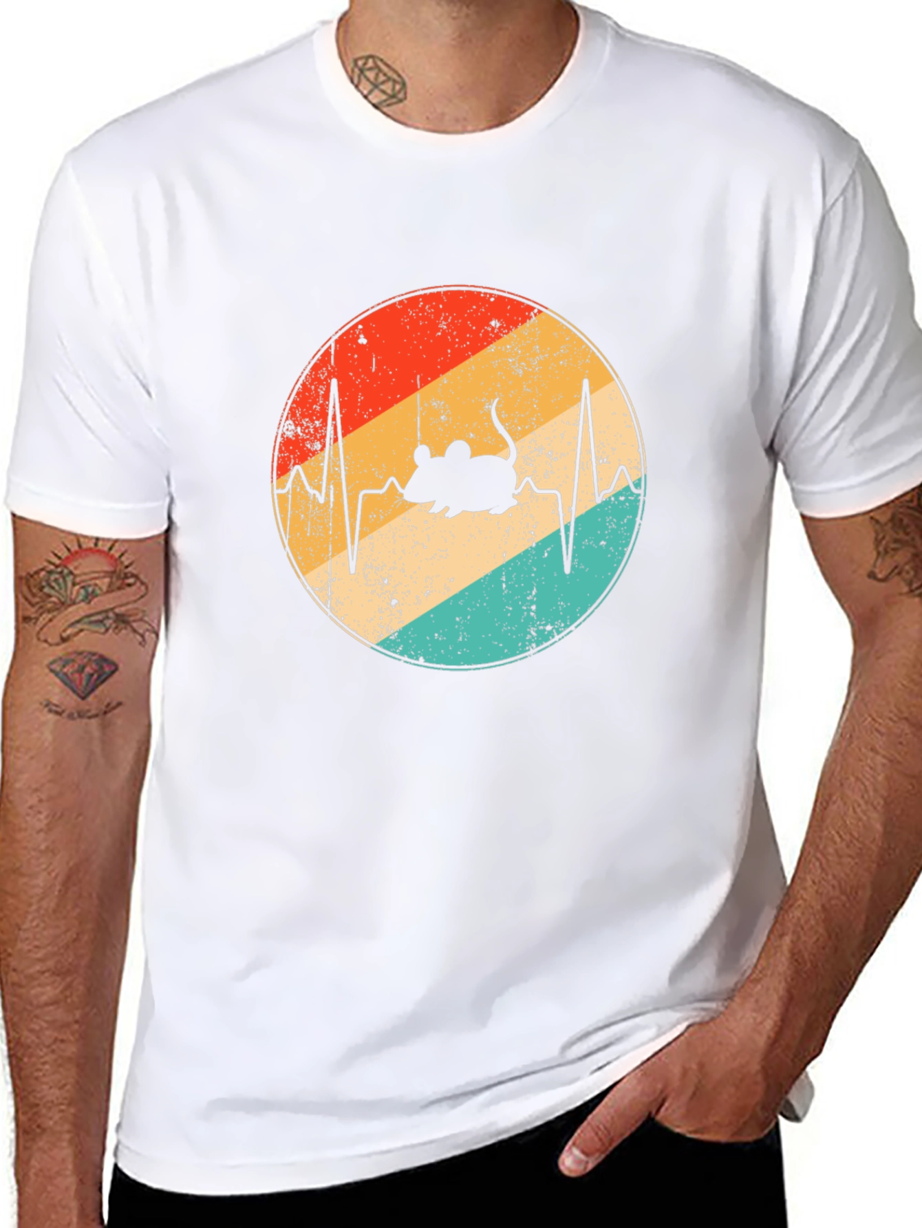 Retro Mouse Heartbeat T-Shirt