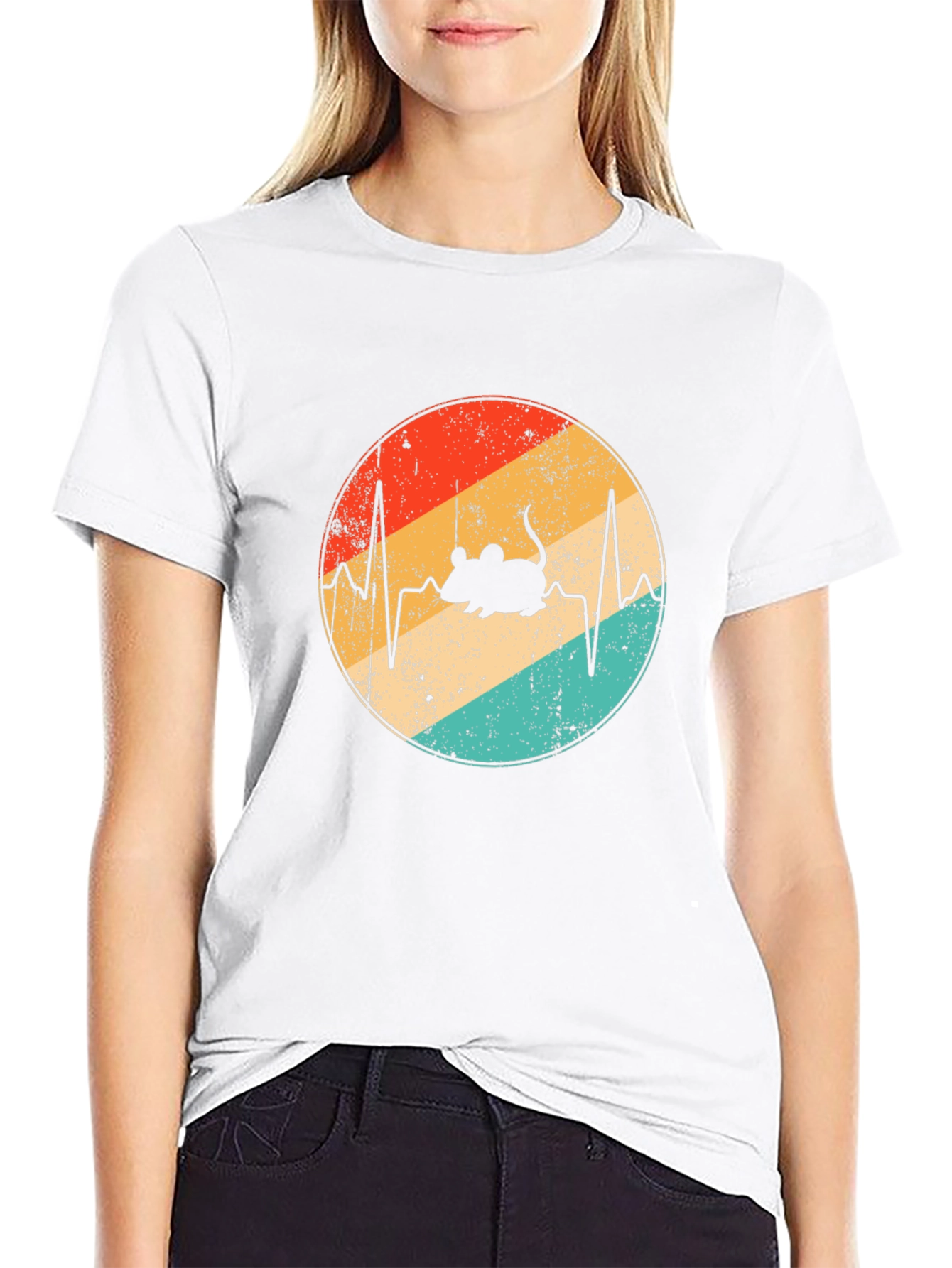 Retro Mouse Heartbeat T-Shirt