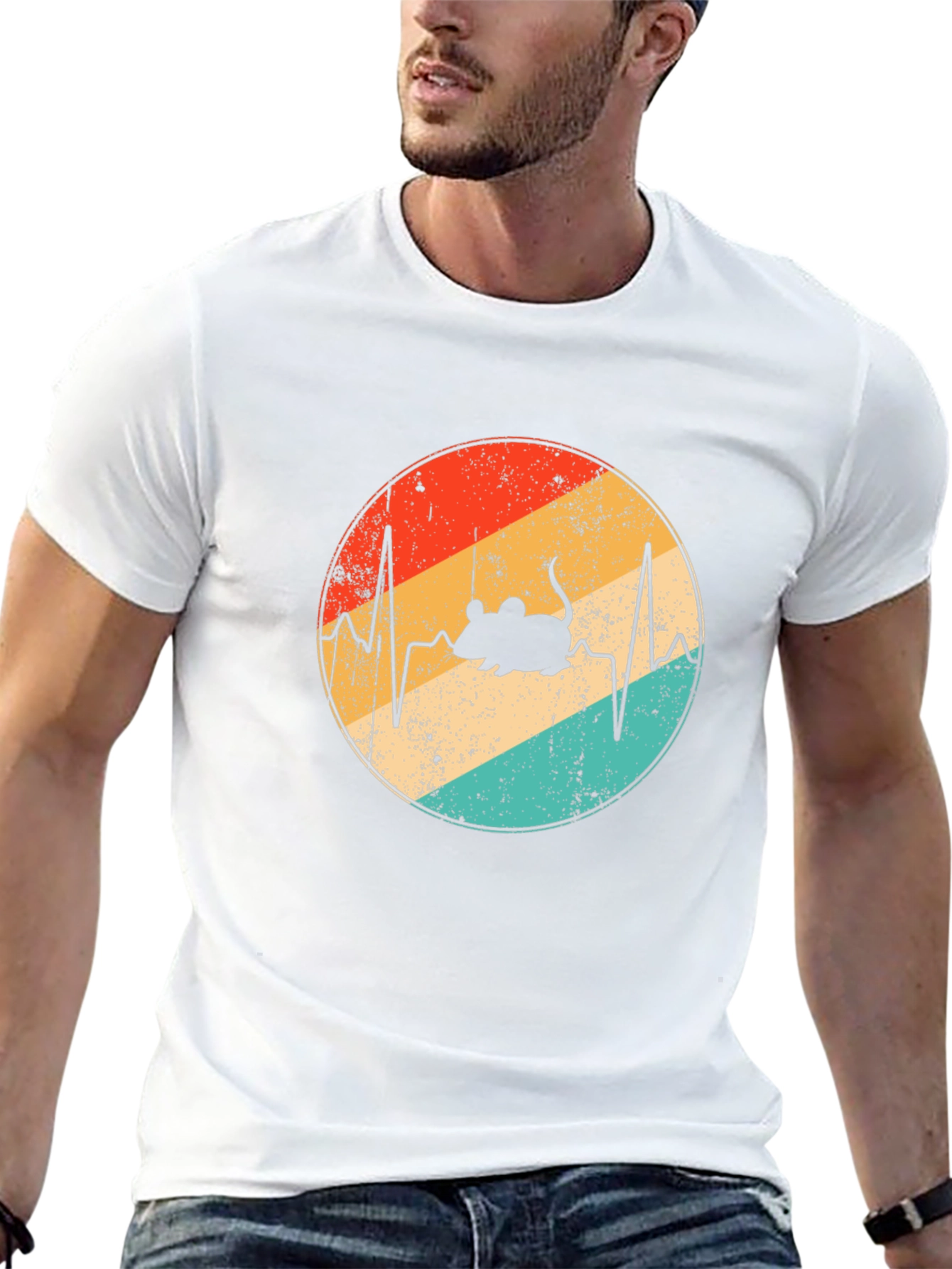 Retro Mouse Heartbeat T-Shirt