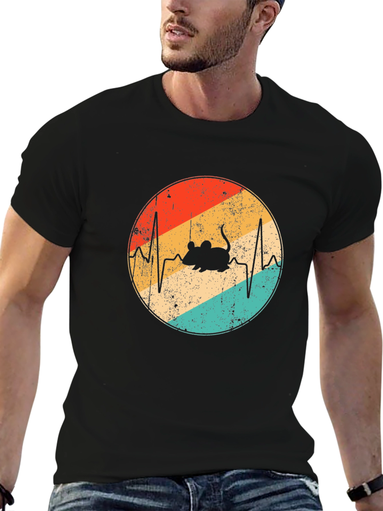 Retro Mouse Heartbeat T-Shirt