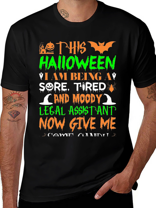 Halloween Legal Assistant Graphic T-Shirt