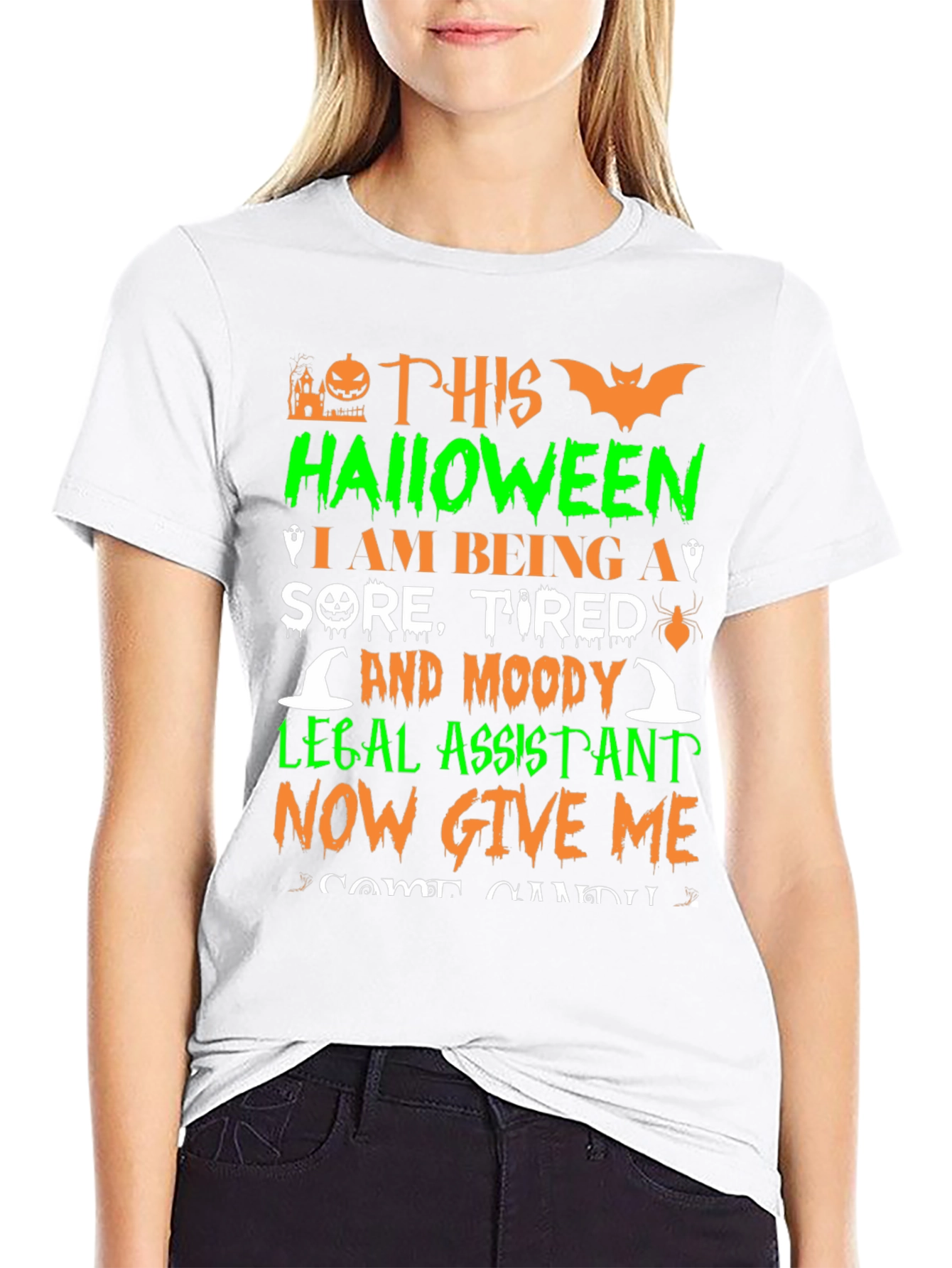Halloween Legal Assistant Graphic T-Shirt