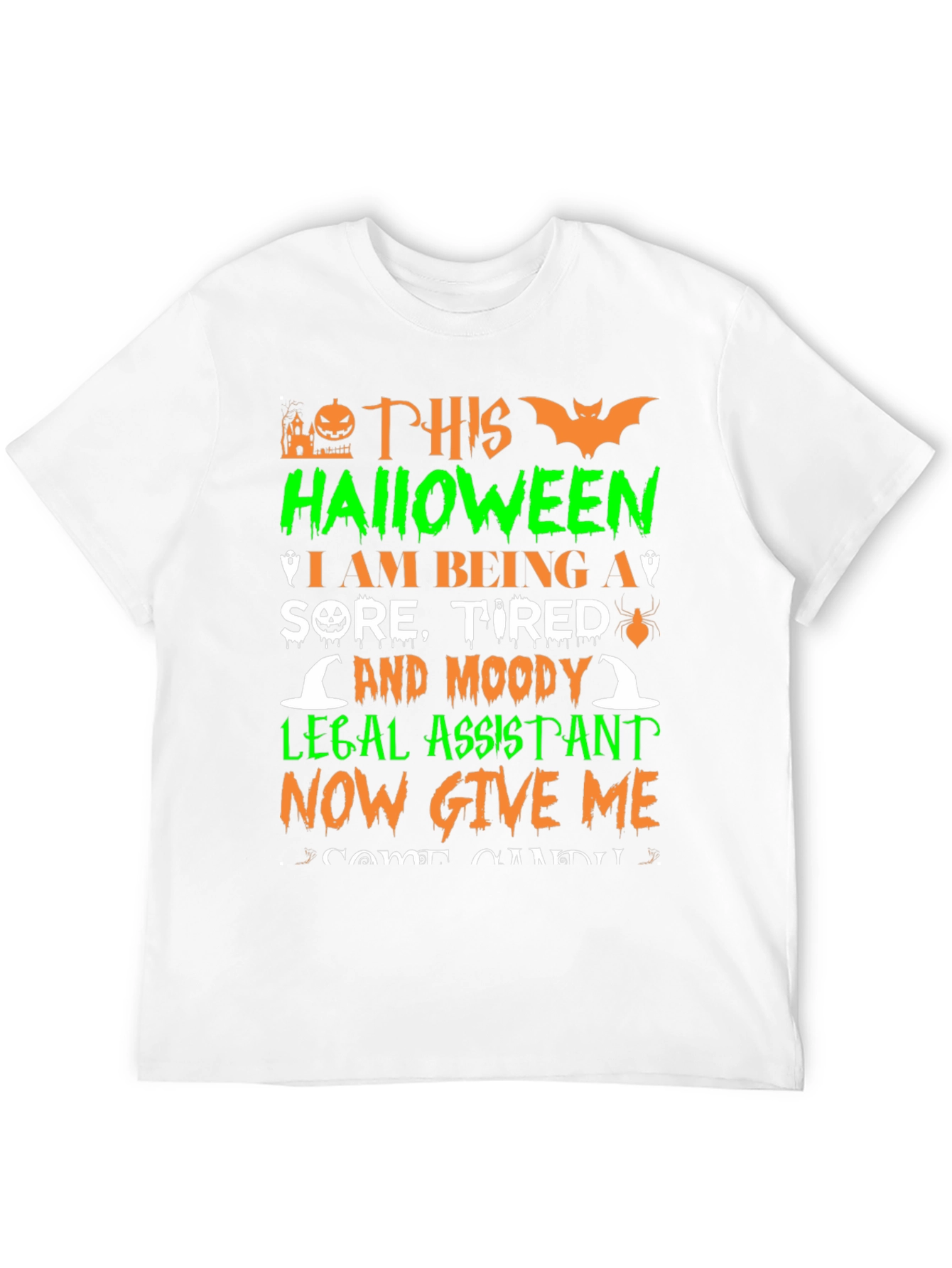 Halloween Legal Assistant Graphic T-Shirt