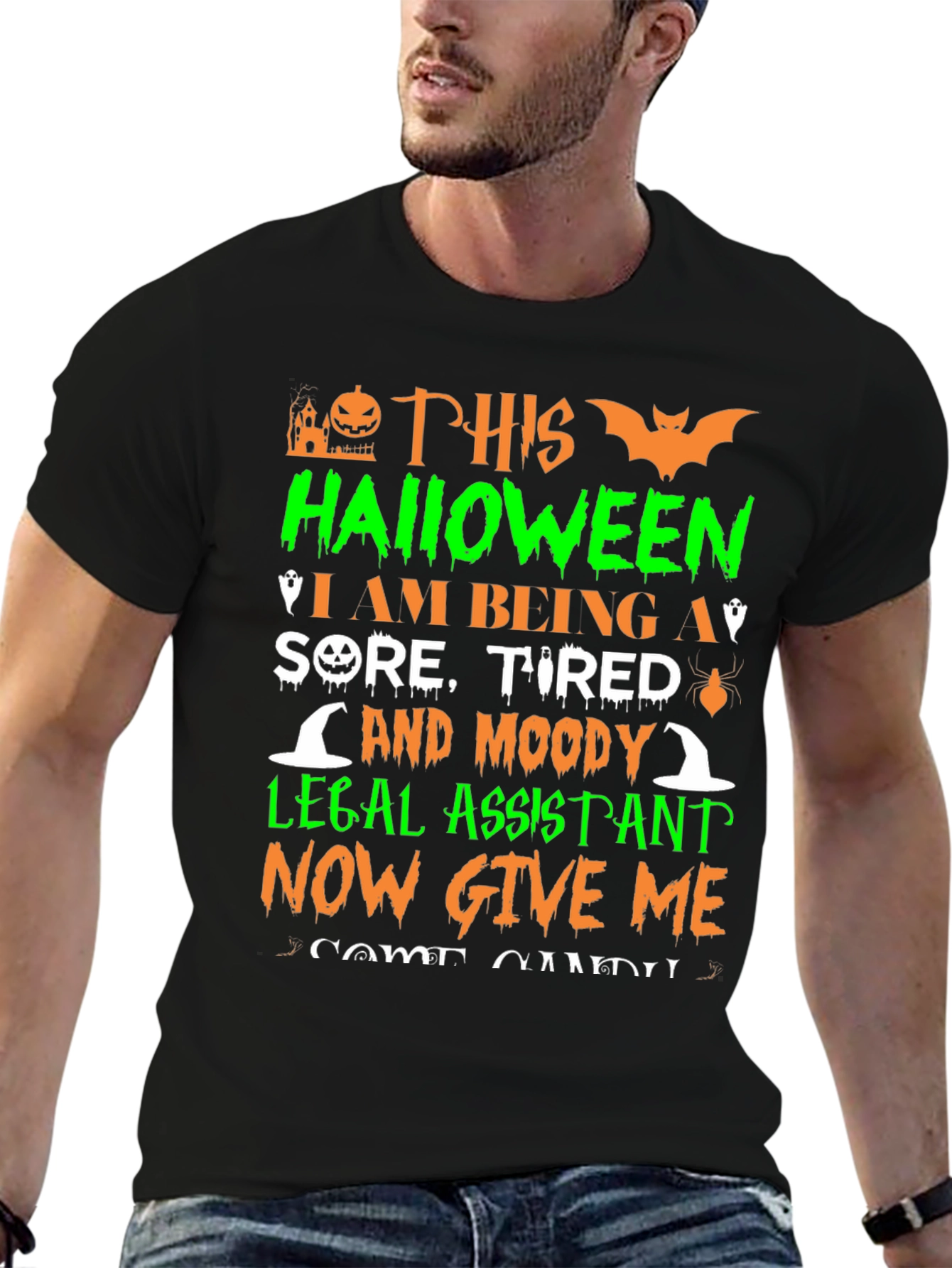 Halloween Legal Assistant Graphic T-Shirt