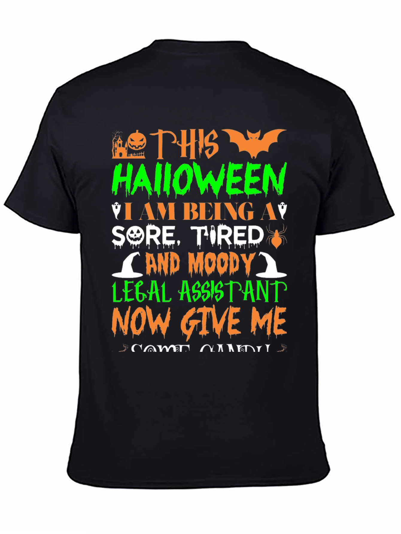 Halloween Legal Assistant Graphic T-Shirt