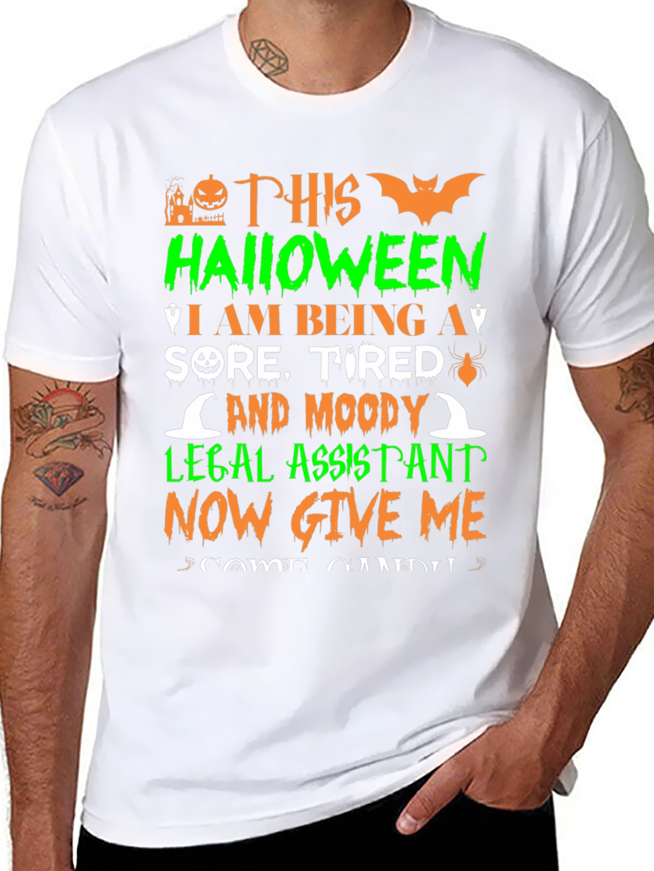 Halloween Legal Assistant Graphic T-Shirt