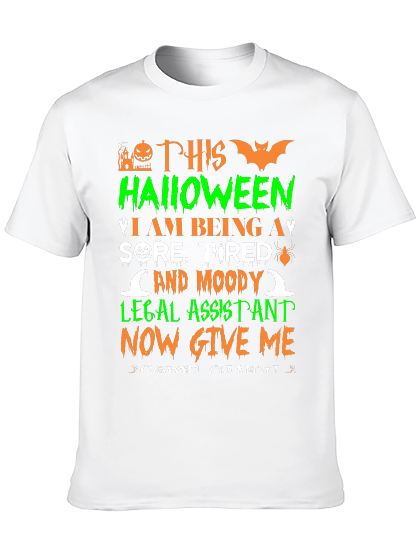 Halloween Legal Assistant Graphic T-Shirt
