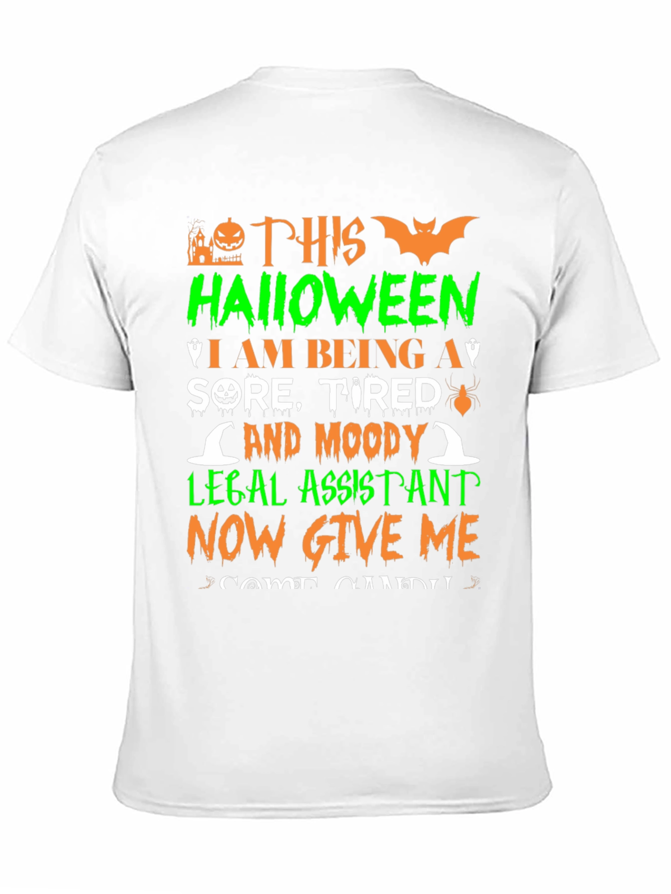 Halloween Legal Assistant Graphic T-Shirt