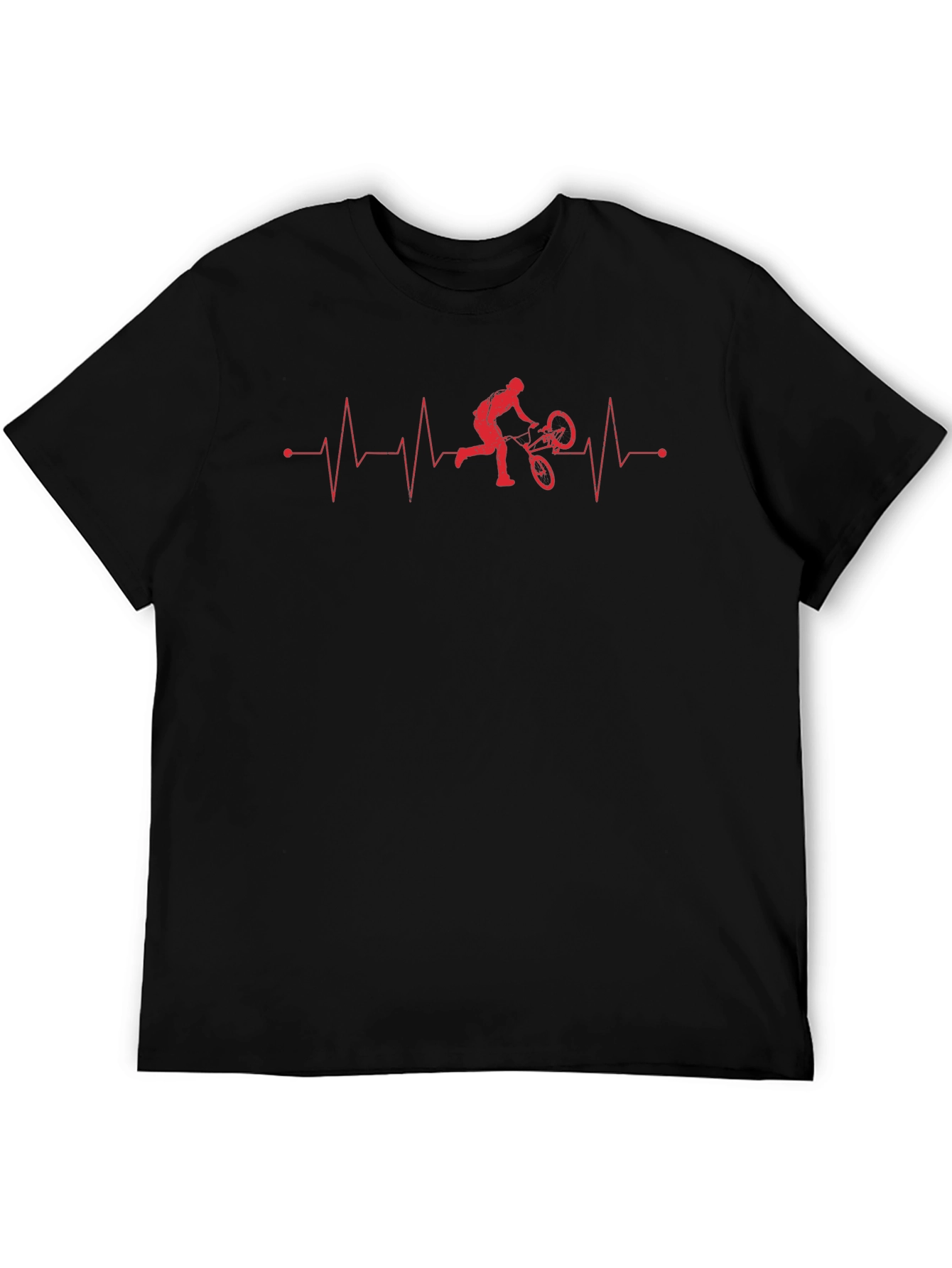 Mountain Bike Heartbeat Graphic Tee