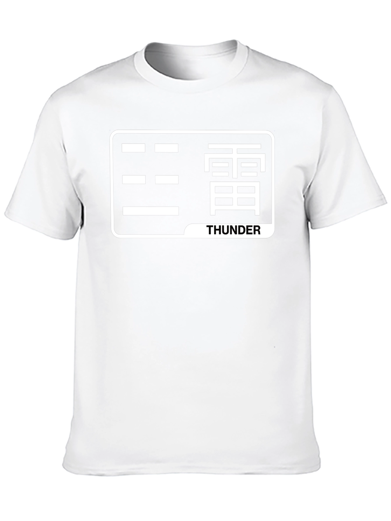 Black Thunder Graphic Tee - Asian Inspired Design