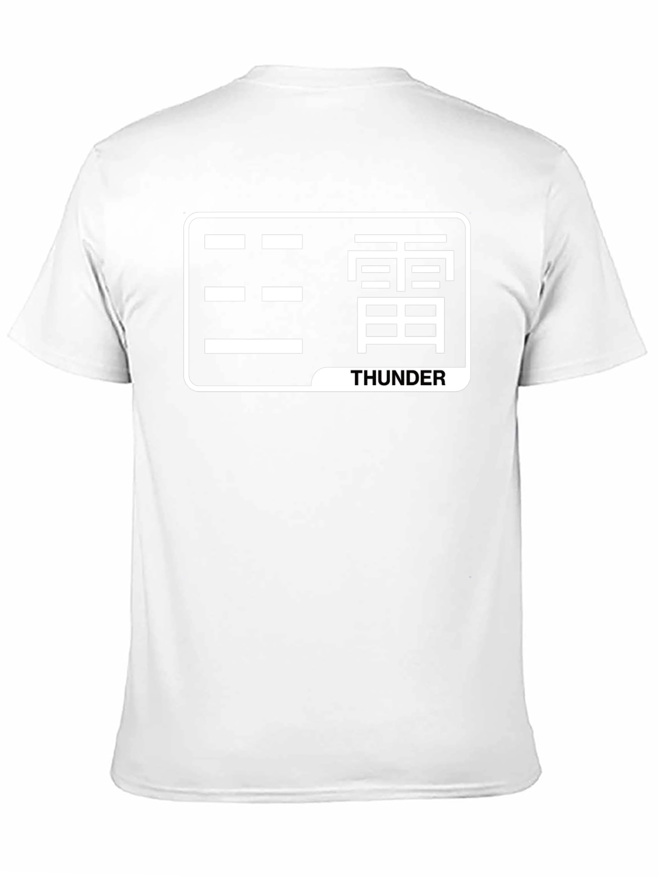 Black Thunder Graphic Tee - Asian Inspired Design