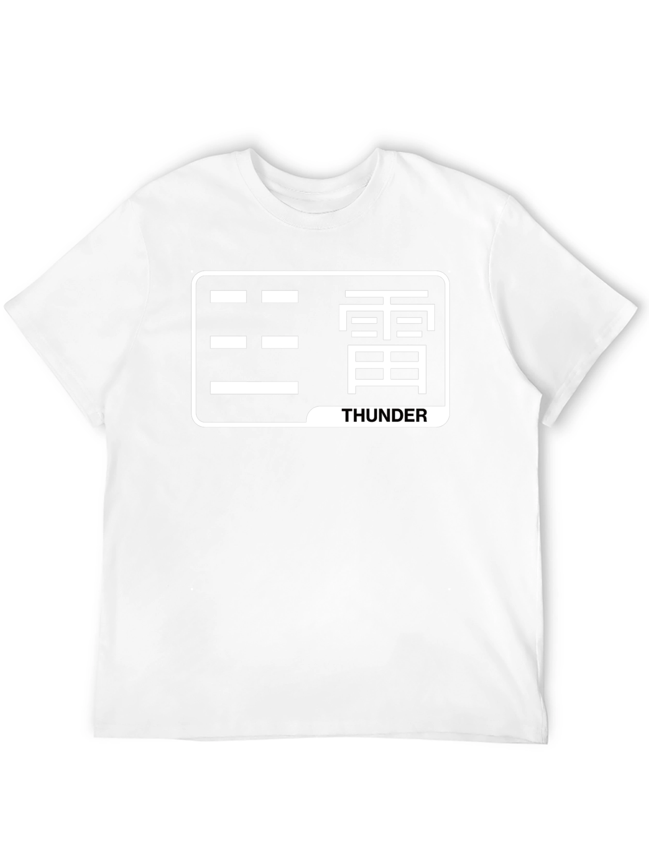 Black Thunder Graphic Tee - Asian Inspired Design