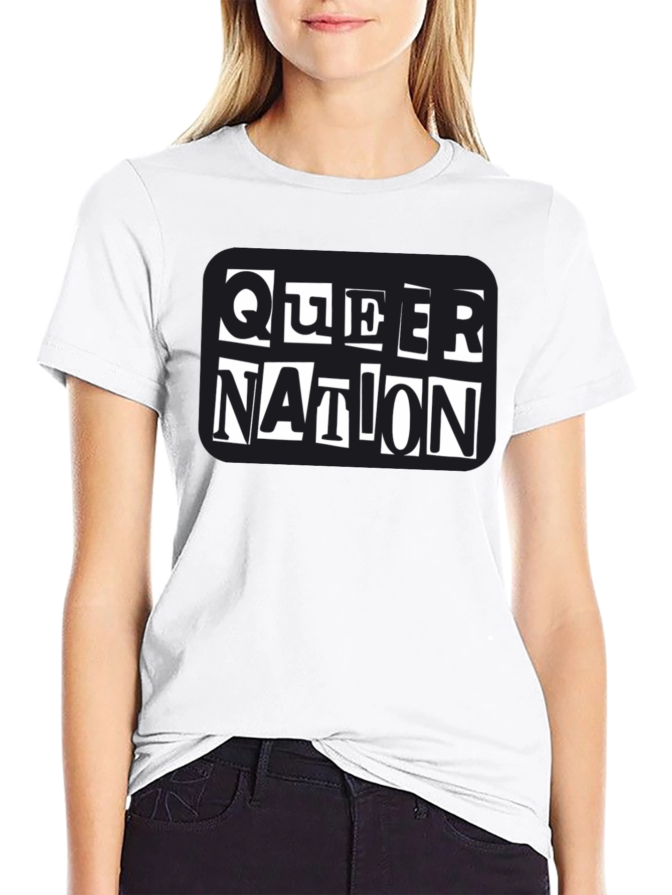 Queer Nation Black T-Shirt - Statement Tee