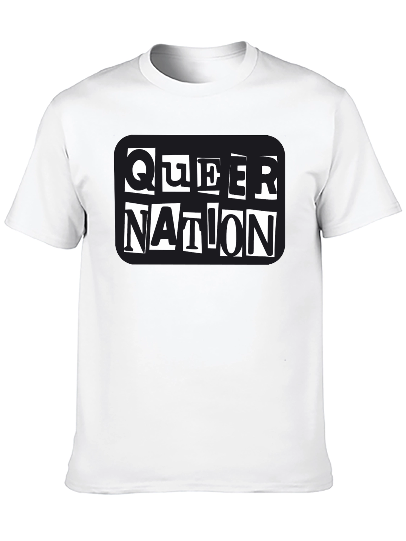 Queer Nation Black T-Shirt - Statement Tee