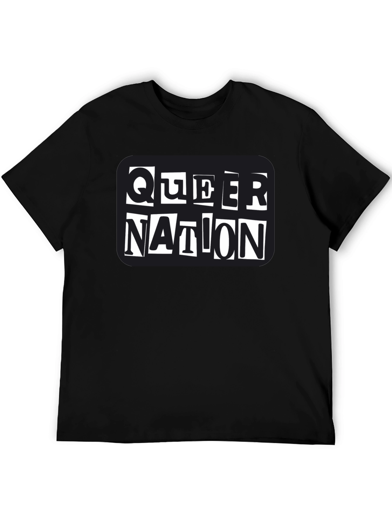Queer Nation Black T-Shirt - Statement Tee