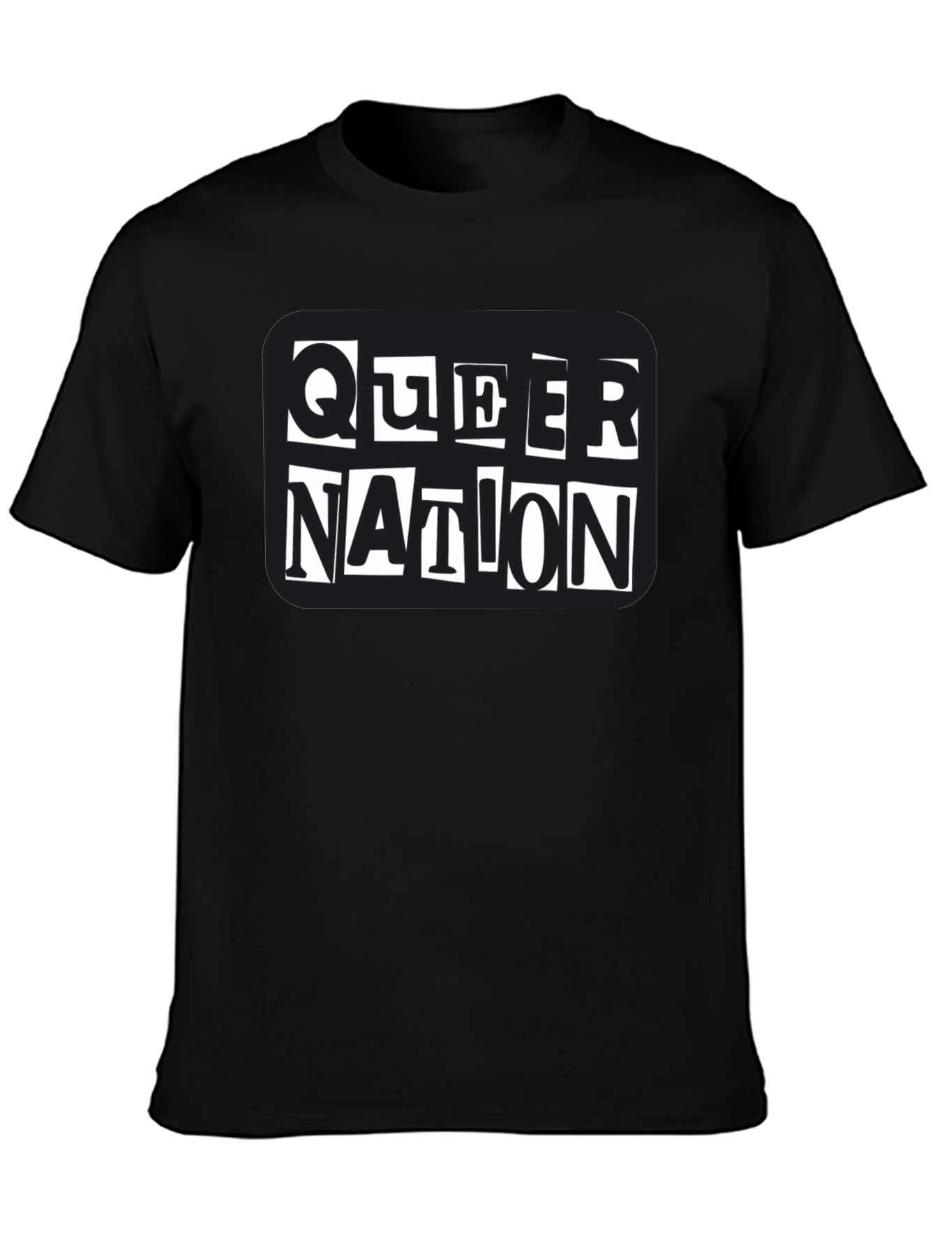 Queer Nation Black T-Shirt - Statement Tee