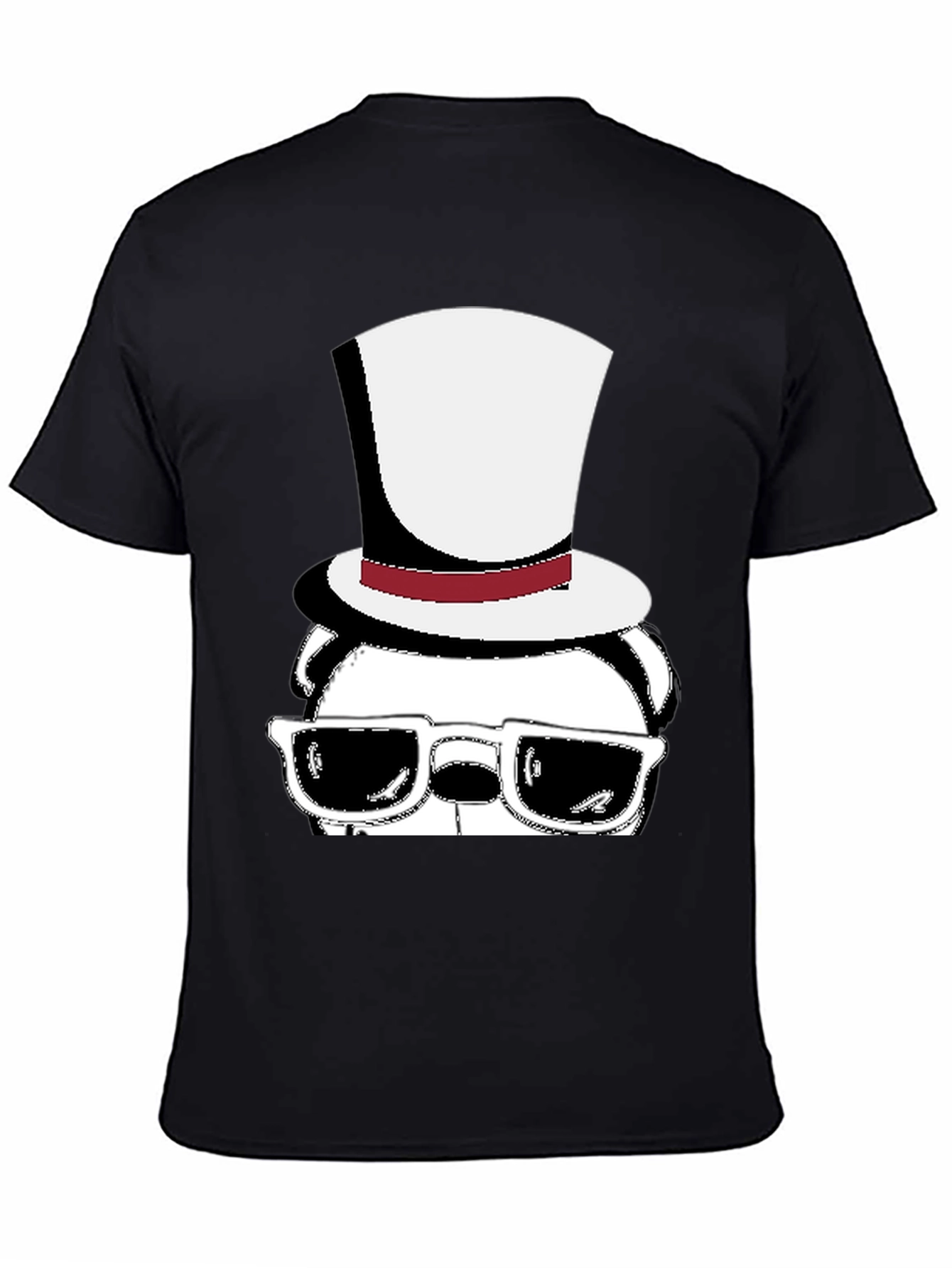 Cool Panda Top Hat Graphic Tee
