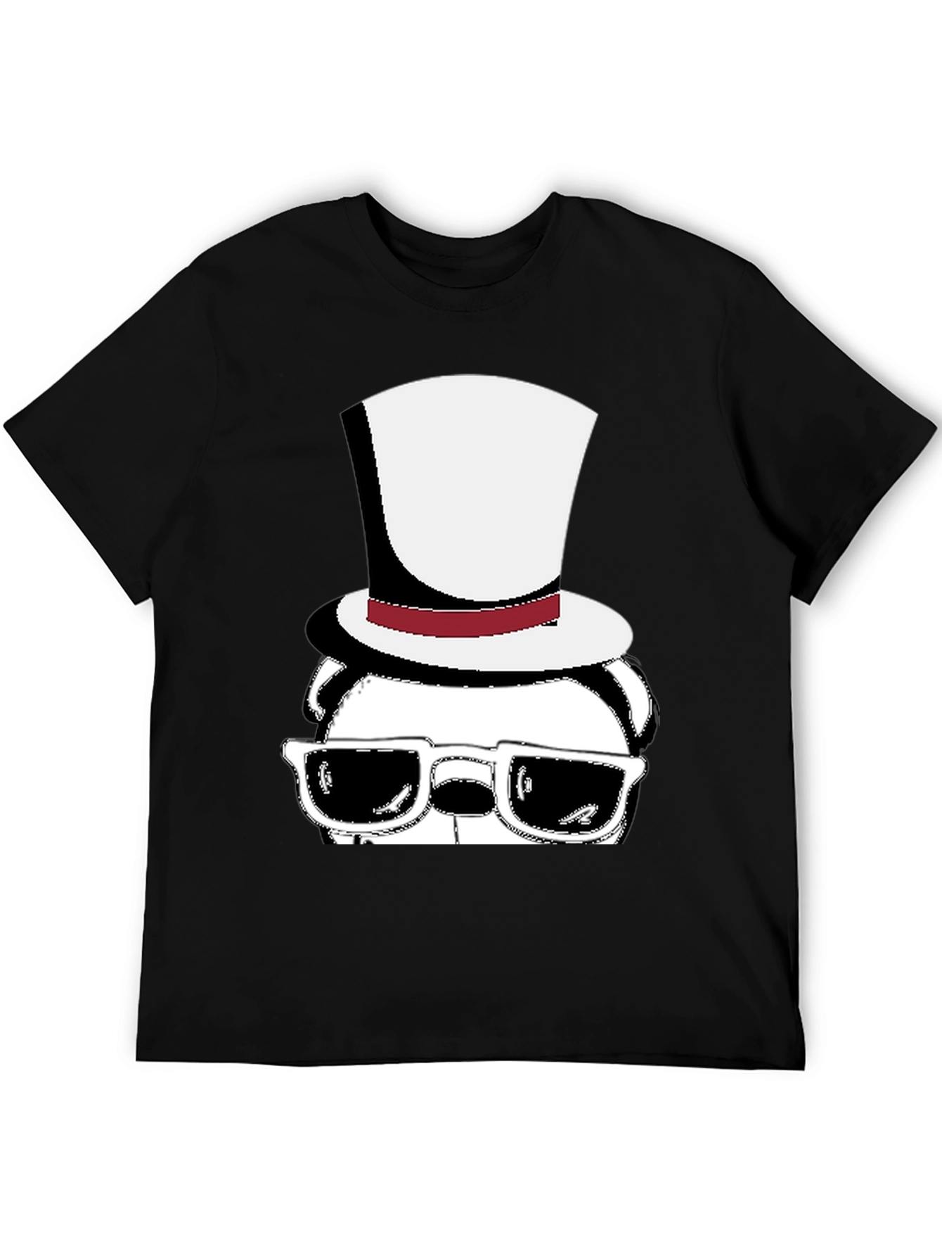 Cool Panda Top Hat Graphic Tee