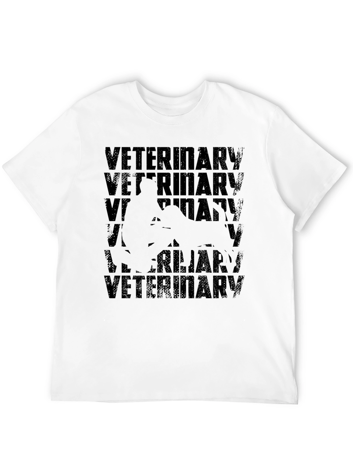 Veterinary Graphic Tee - Black Comfortable Fit