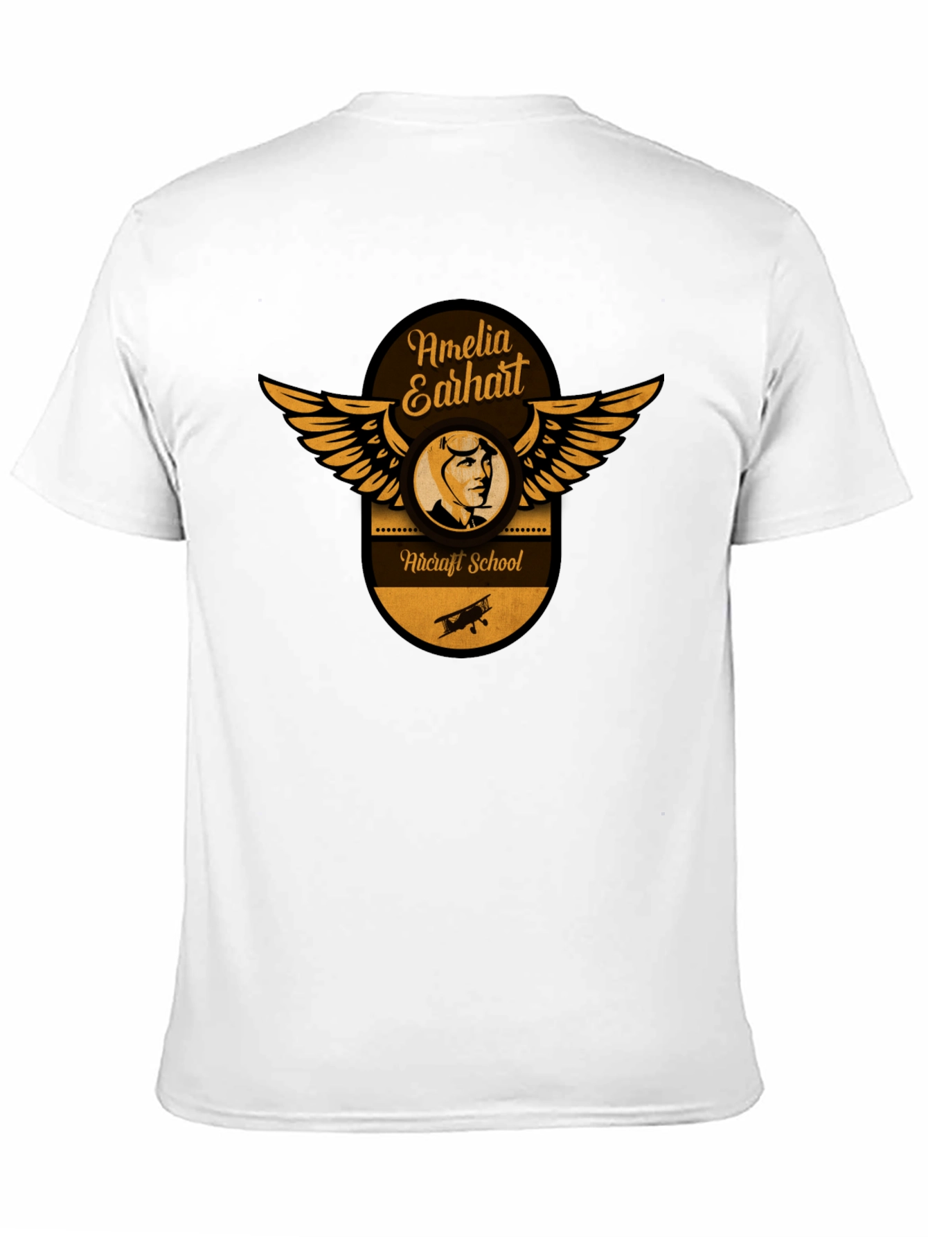 Amelia Earhart Aircraft School T-Shirt