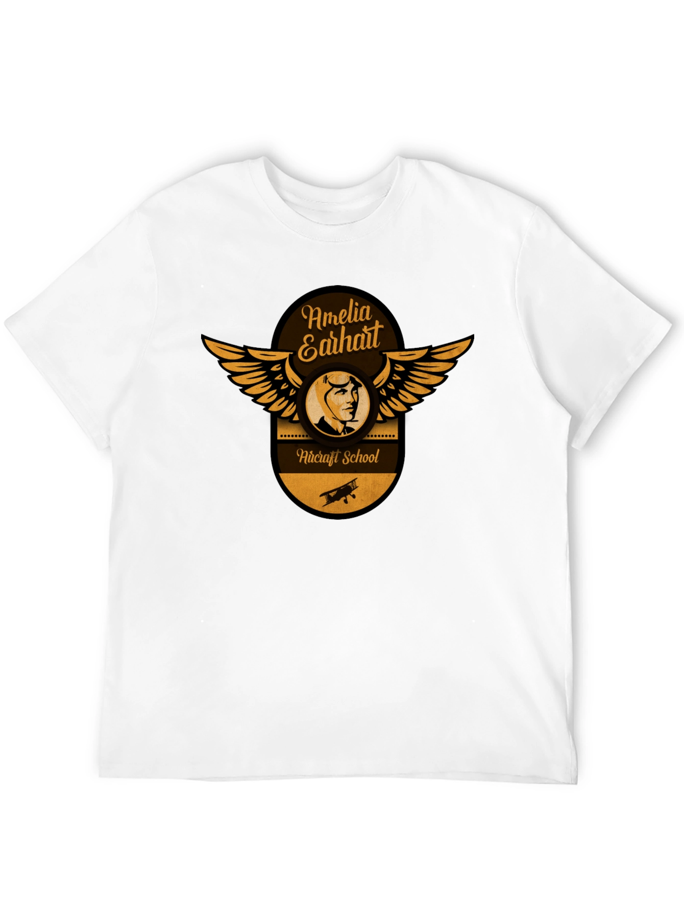 Amelia Earhart Aircraft School T-Shirt