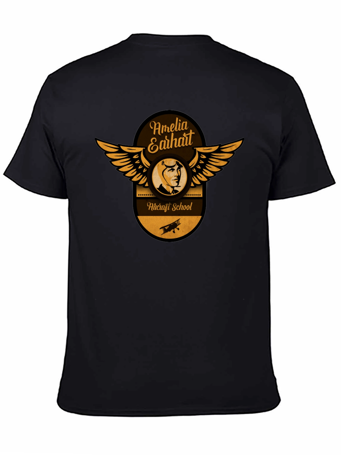 Amelia Earhart Aircraft School T-Shirt