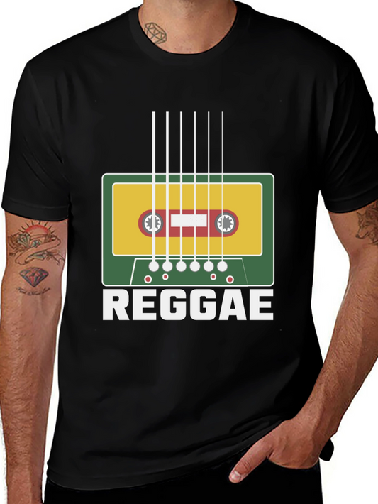 Reggae Music Cassette Tape Graphic T-Shirt