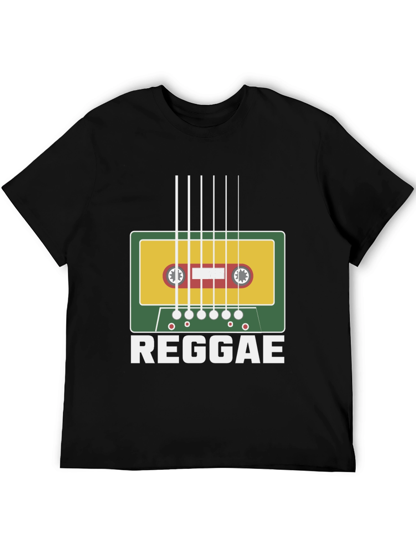 Reggae Music Cassette Tape Graphic T-Shirt