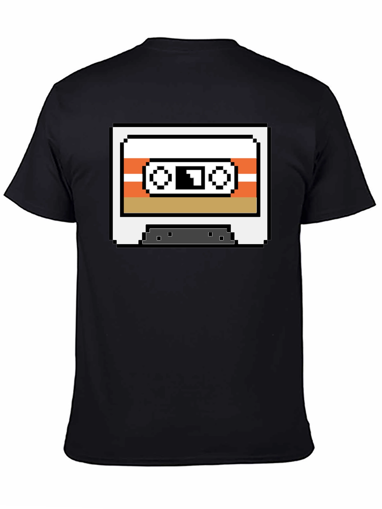 Retro Pixel Cassette Tape T-Shirt