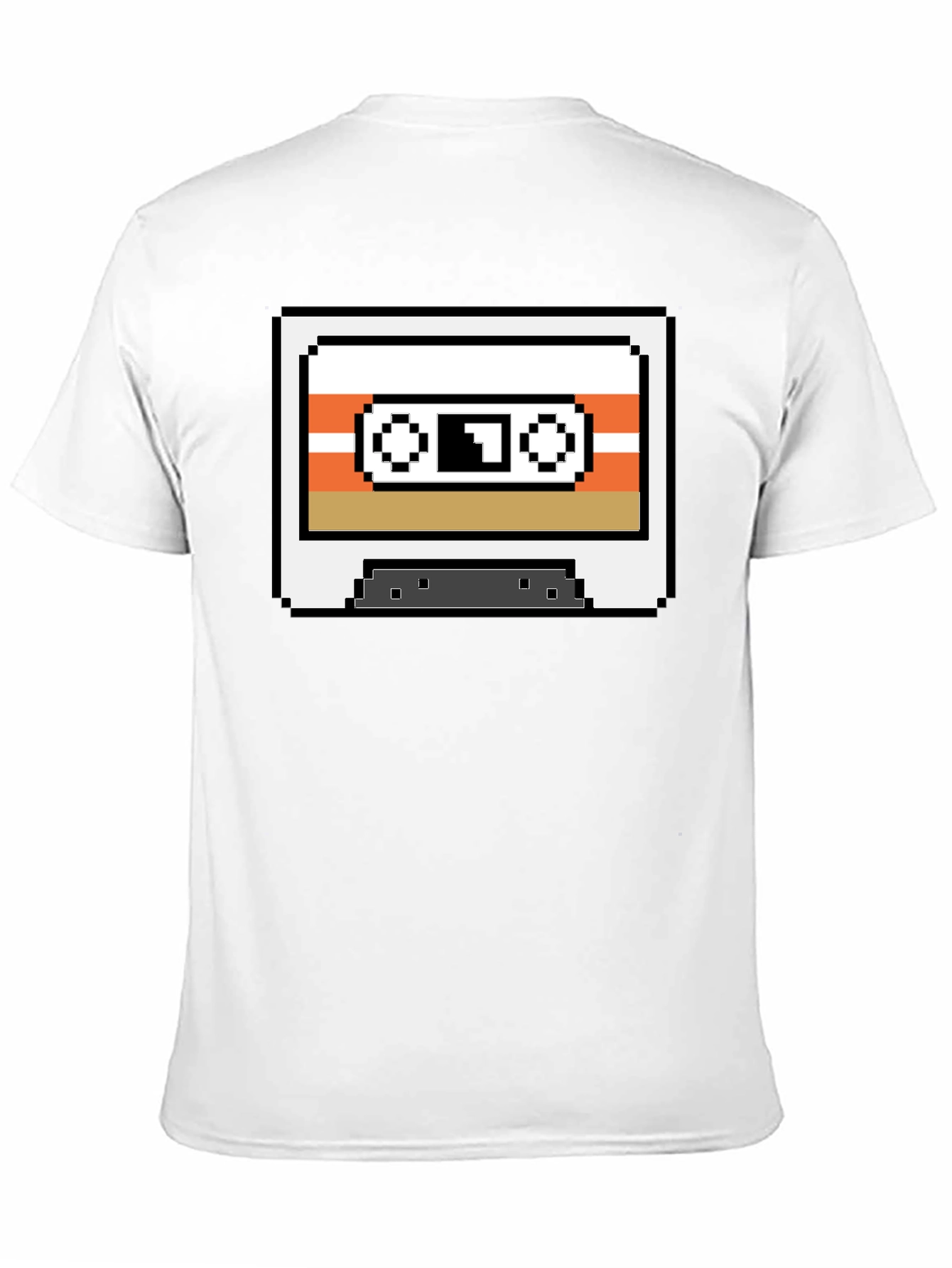 Retro Pixel Cassette Tape T-Shirt