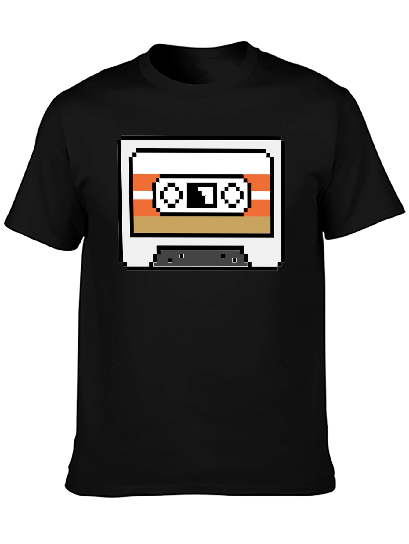 Retro Pixel Cassette Tape T-Shirt