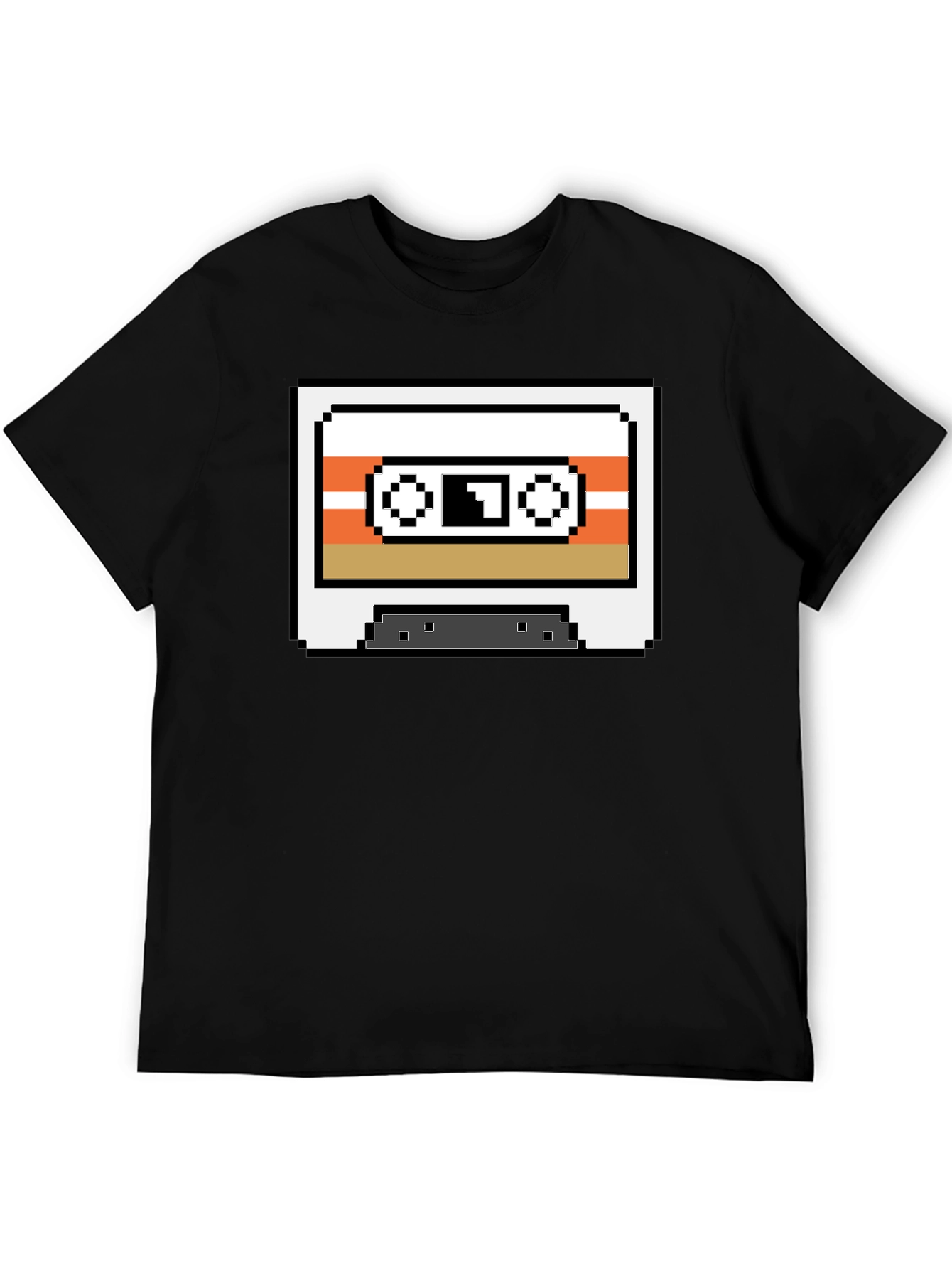 Retro Pixel Cassette Tape T-Shirt