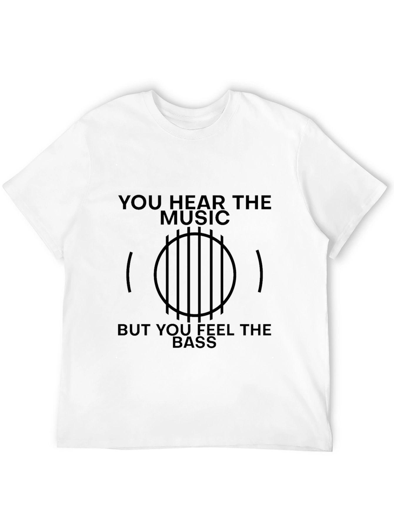 Music Lovers Graphic Tee - Feel the Bass!