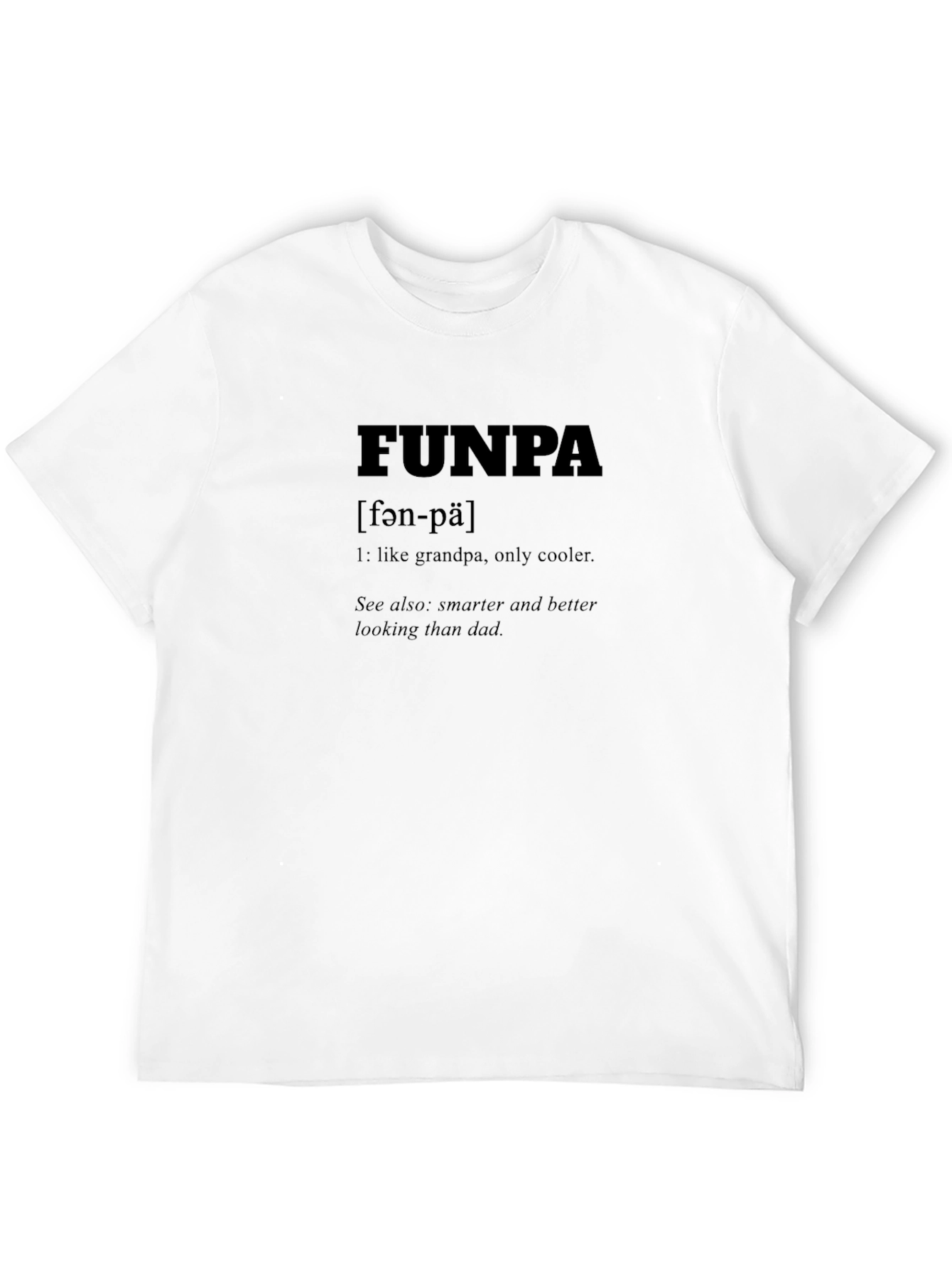 Funpa Definition T-Shirt - Cool Grandpa Tee